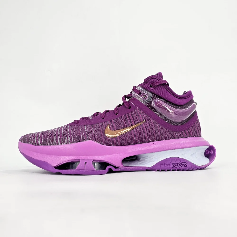 Nike React Air Zoom GT Jump 2 Viotech Basketball Men's Shoes - Picture 2 of 14